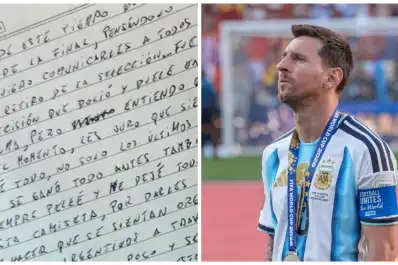 La misteriosa tachadura en la carta de despedida de Messi: qué palabra había escrito antes de cambiarla