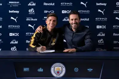 Enzo Fernández fue presentado como nuevo refuerzo de Manchester City: los números de una transferencia récord