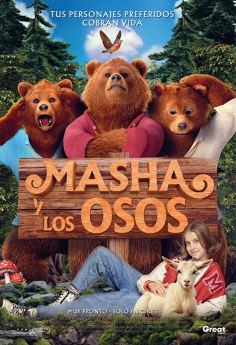 Pepita la Pistolera, Masha y los Osos encabezan la cartelera de los cines