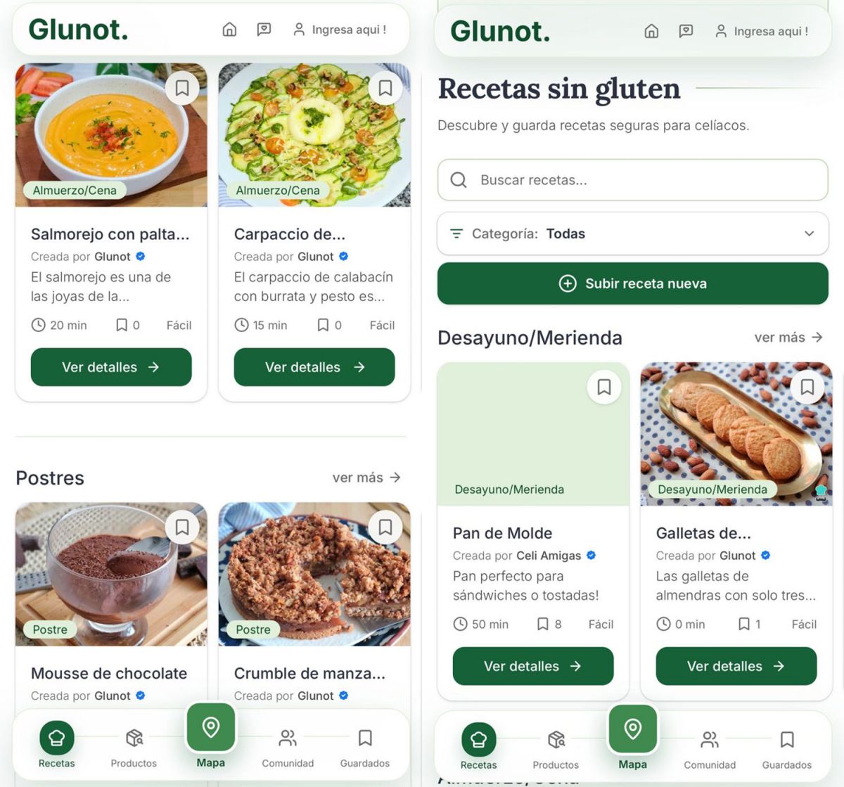 Dos tucumanos crearon una app para celíacos que permite buscar lugares, productos y recetas sin gluten