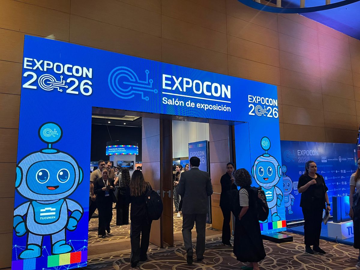 EXPOCON. Una de las puertas de ingreso a los salones del hotel Sheraton. LA GACETA