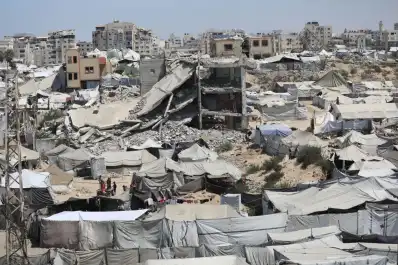 Un ministro israelí presentó un plan para vaciar Gaza