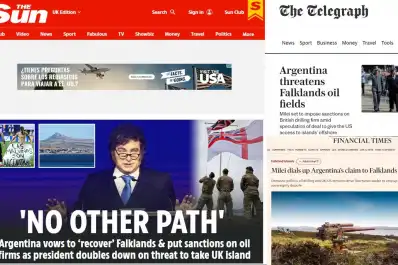 La prensa británica reaccionó al discurso de Milei por Malvinas y puso el foco en el petróleo, Trump y las elecciones de 2027