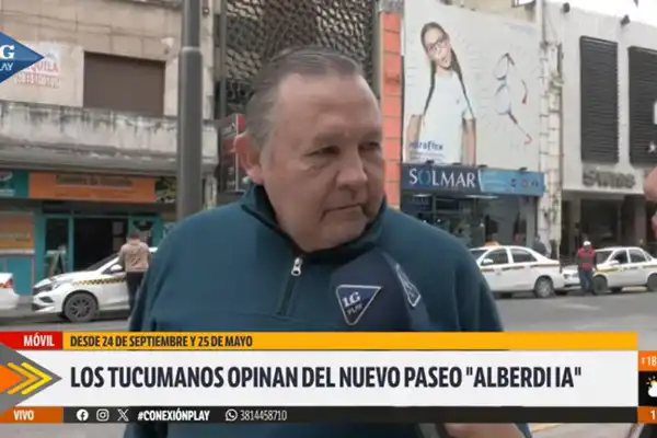 Qué opinan los vecinos y los turistas sobre el nuevo Paseo Alberdi