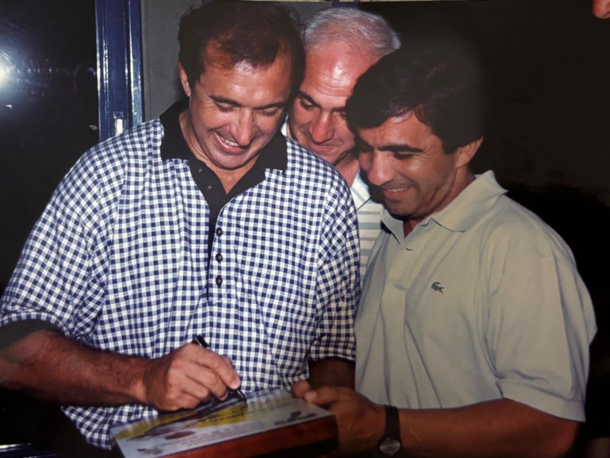 ADMIRACIÓN. Merlo contó que en un evento decidió pedirle un autógrafo a Porta.