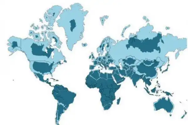 Cambia el mapa del mundo, con proporciones más reales