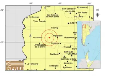 El sur de Salta volvió a temblar: el sismo que se sintió ayer en Tucumán tuvo tres réplicas en las últimas 24 horas