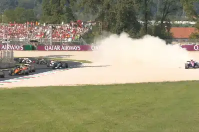 VIDEO El despiste que complicó la carrera de Colapinto en Monza