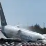 Un avión de carga que operaba para Amazon se salió de la pista y se incendió en Miami