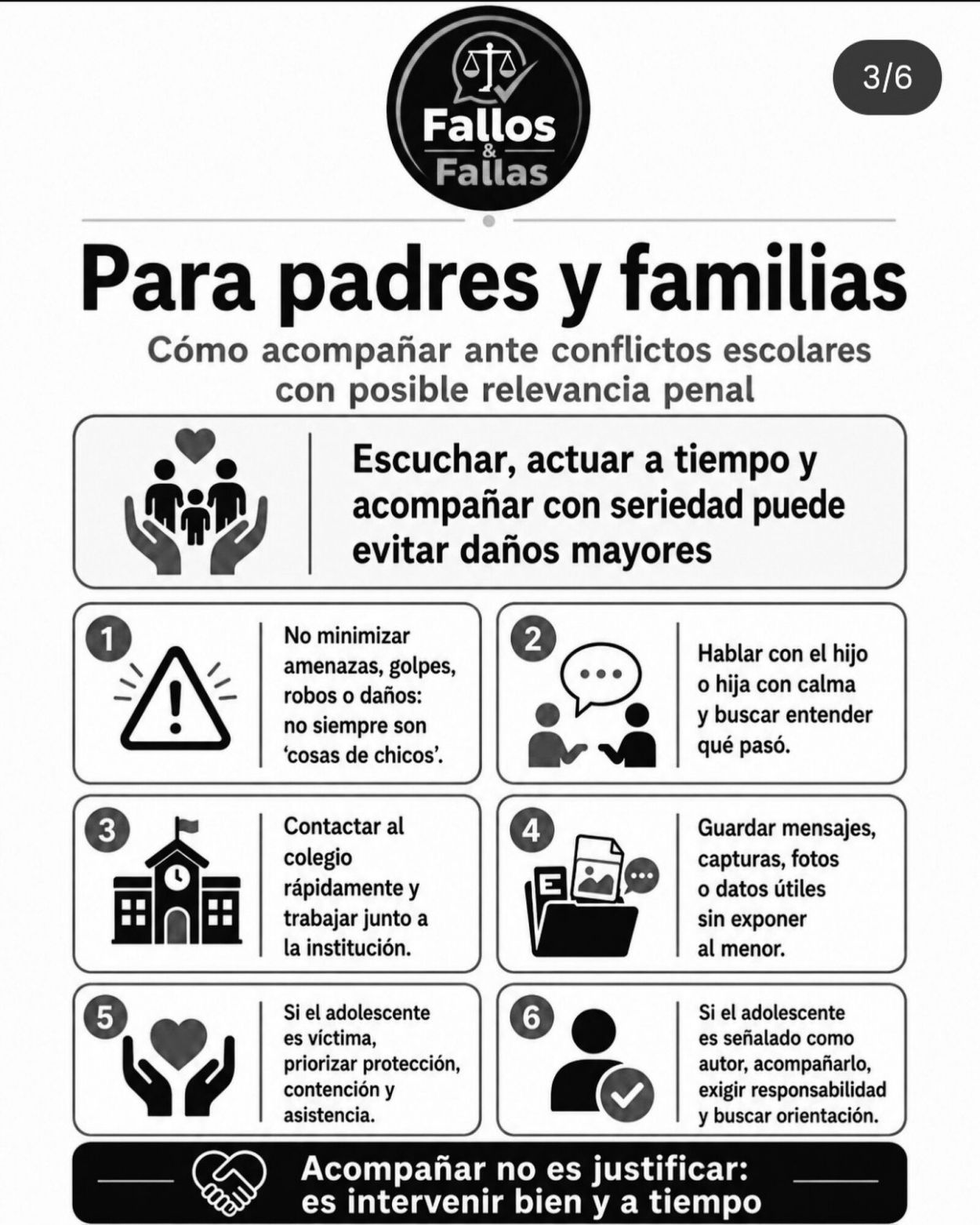 Cuál será el desafío de las escuelas y de las familias ante el nuevo Régimen Penal Juvenil