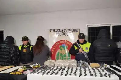 Secuestraron más de cuatro kilos de marihuana durante un allanamiento en El Manantial