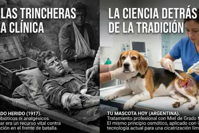 Por qué los veterinarios usaron miel y azúcar en vez de puntos en una perra mordida