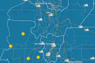 Pronóstico semanal del NOA: sube la temperatura, llegan las tormentas y vuelve el frío
