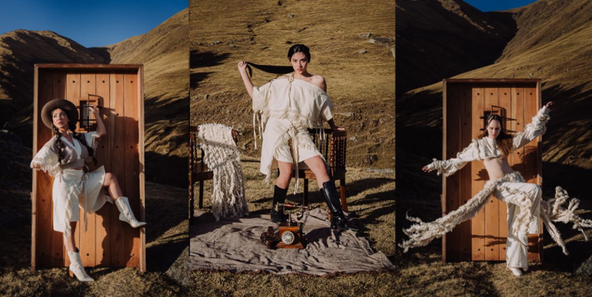 PRODUCCIÓN TUCUMANA. La campaña de Chinita Cuzca fue realizada en Tafí del Valle junto a la agencia de modelos EMD. / GENTILEZA DE NATALIA OROZCO