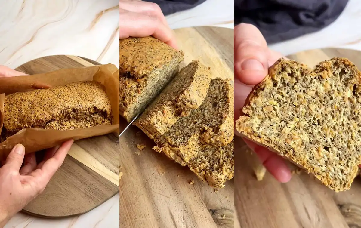Pan antiinflamatorio sin gluten: la receta con semillas que se prepara en tres pasos