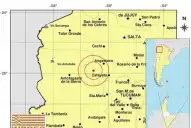 Este martes volvió a temblar el sur de Salta: el sismo tuvo magnitud 3,8