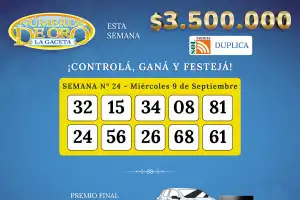 Los Números de Oro de LA GACETA del 8 de septiembre de 2026