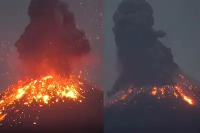 La erupción del volcán Anak Krakatoa: la ceniza que puede paralizar los motores de los aviones