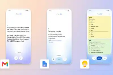 Google cambia Gmail, Docs y Keep: ahora podés estudiar y organizarte hablando
