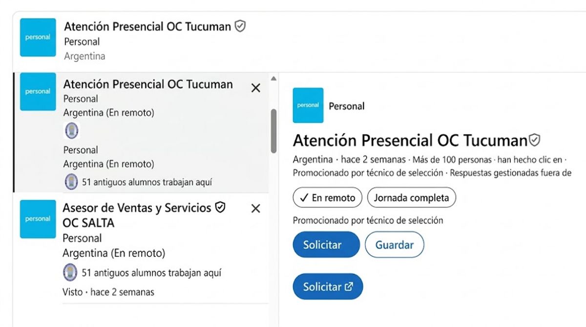 REQUISITOS. La empresa pide secundario completo y manejo de herramientas informáticas para participar de la convocatoria.