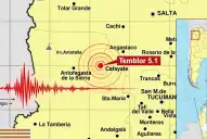Sismo de 5,1 sacudió Tucumán, Salta y Catamarca: dónde fue el epicentro