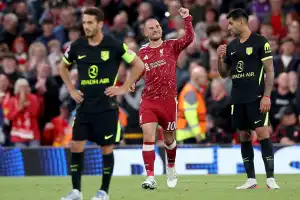 Mac Allister marcó el gol del triunfo de Liverpool ante Atlético de Madrid en la Champions League