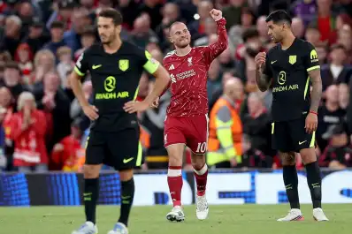 Mac Allister marcó el gol del triunfo de Liverpool ante Atlético de Madrid en la Champions League