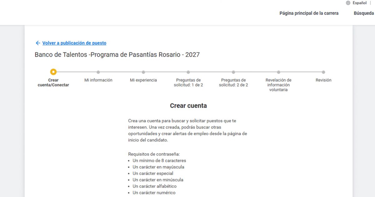 OPORTUNIDAD. General Motors busca jóvenes para sus pasantías 2027 en Buenos Aires y Santa Fe.