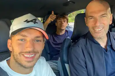 Encuentro de lujo en Madrid: Franco Colapinto grabó una campaña junto a Zinedine Zidane