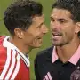 Video: el cruce entre Rodrigo De Paul y Robert Lewandowski en el empate de Inter Miami