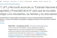 Los datos de estudiantes no podrán usarse para entrenar IA, según un nuevo acuerdo de Microsoft