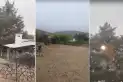 El frío llegó con fuerza a Tafí del Valle y la nieve se hizo presente en la villa veraniega