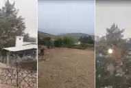 El frío llegó con fuerza a Tafí del Valle y la nieve se hizo presente en la villa veraniega