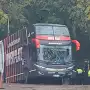 El colectivo de River quedó atascado en el hotel y demoró el traslado al estadio