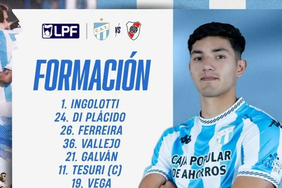 Los 11 titulares en Atlético Tucumán