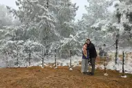 Mirá las mejores fotos de la nevada en Tafí del Valle