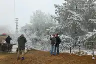 Mirá las mejores fotos de la nevada en Tafí del Valle