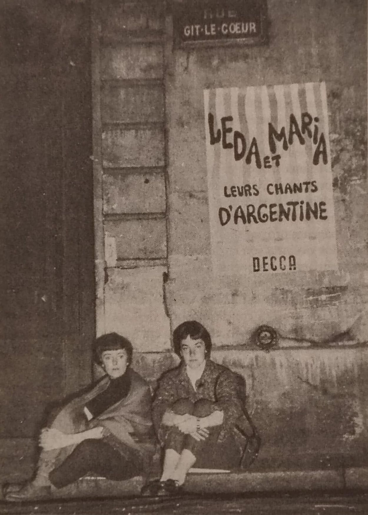 Recuerdos fotográficos: 1956. “Leda y María” trajeron su espectáculo a Tucumán