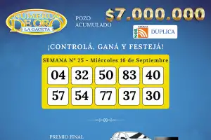 Los Números de Oro de LA GACETA del 16 de septiembre de 2026