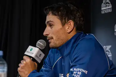 “Ojalá se caiga la cancha”: la ilusión de Navone antes de su primera Copa Davis como local