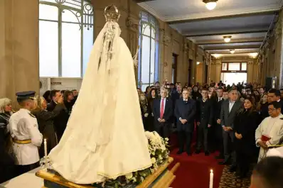 La Virgen de la Merced llegó a Casa de Gobierno y Tucumán se prepara para el 24 de septiembre: cómo será la celebración