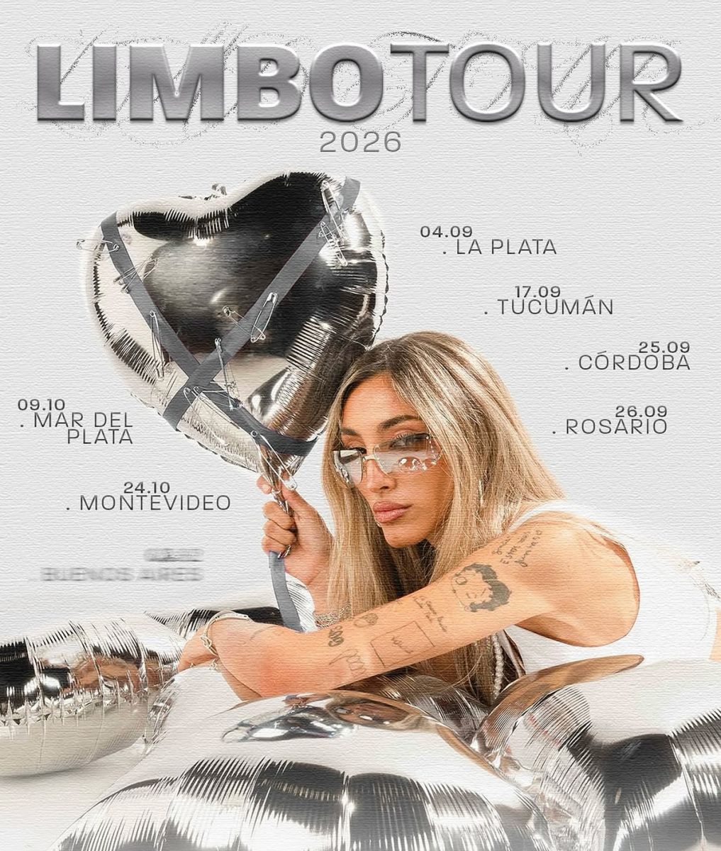 LIMBO TOUR. El espectáculo combinará canciones anteriores, nuevos arreglos y un repertorio elegido en parte por el público.