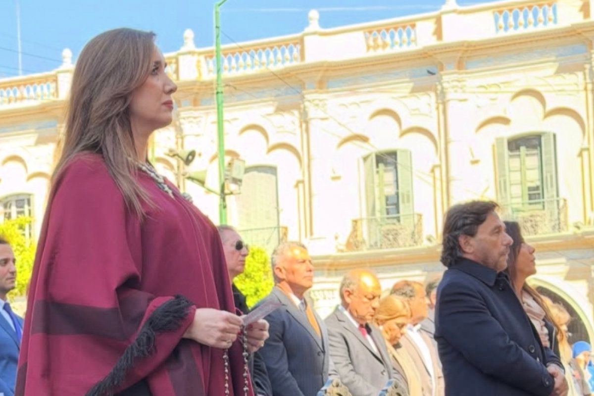 La vicepresidenta, Victoria Villarruel llegó a Salta para participar de la celebración en honor a la Virgen y el Señor del Milagro