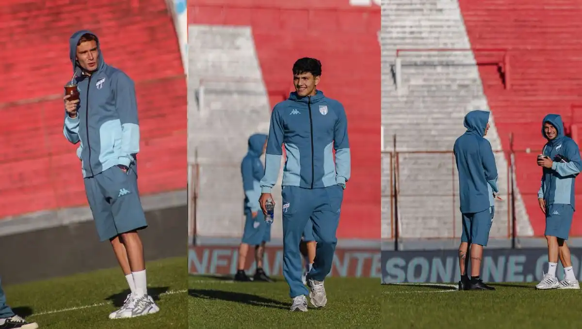 Los jugadores decanos, en el estadio