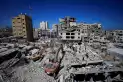 Tragedia en la Franja de Gaza: cayó un edificio dañado por bombas y causó 20 muertos