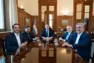 Santilli recibió a Jaldo y a otros gobernadores del Norte tras el envío del Presupuesto 2027