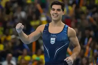 El tucumano Ivo Chiapponi se subió al podio en los Juegos Suramericanos y consiguió el bronce en barras paralelas