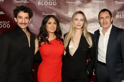 Juan Minujín y Angelina Jolie juntos en Nueva York: presentan Without Blood
