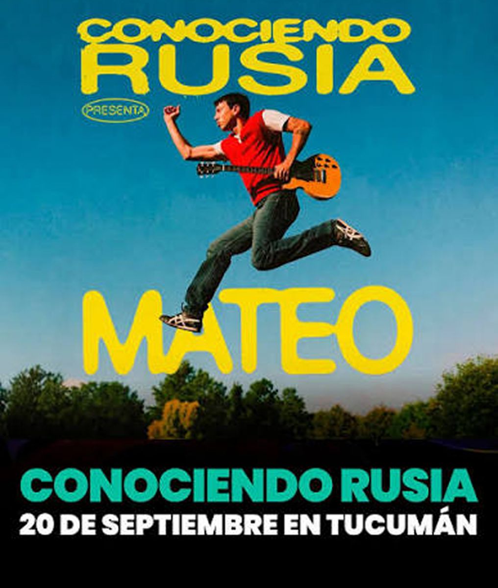 ESTE DOMINGO. Mateo Sujatovich se presenta en el Teatro Mercedes Sosa con su show solista