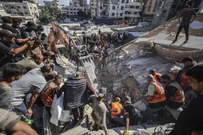Israel amenaza con expulsar a los palestinos de Gaza